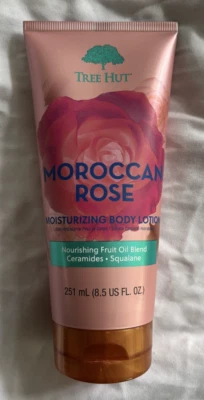 Loción corporal hidratante Tree Hut Moroccan Rose - tamaño completo 8,5 oz - NUEVA Y SELLADA Foto 1 de 4