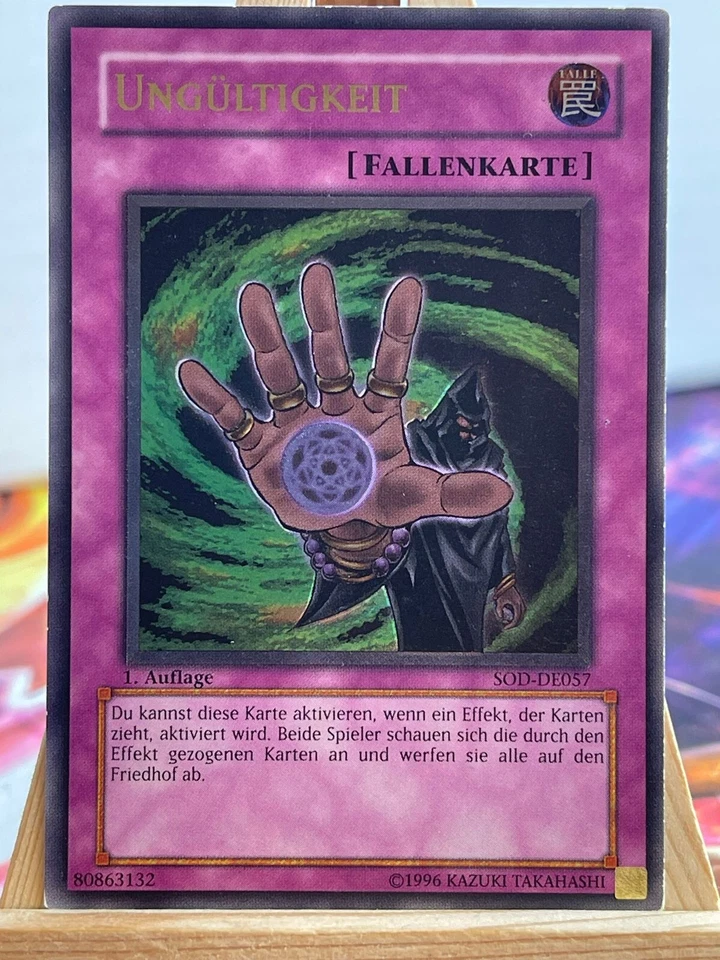 Ungültigkeit SOD-DE057 1st Ultimate Rare Deutsch EX YUGIOH - Bild 1 von 1