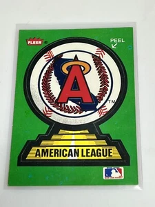 Vintage 1988 Fleer Team Stickers California Angels Anaheim Stadium Back 🔥 - Picture 1 of 3