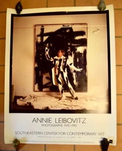 Vintage Annie Leibovitz Farbausstellung Poster von Steve Martin, 1992, 24"x 29" - Bild 1 von 3