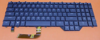 Teclado mecánico retroiluminado genuino para computadora portátil Alienware m17 R4 DELL RMRK2 Foto 1 de 4