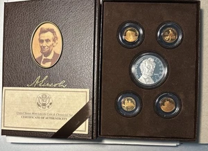 2009 US Mint Lincoln Coin & Chronicles Set Proof Silver Dollar In OGP & w/ COA! - Picture 1 of 4