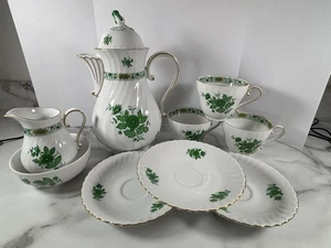 VTG 10 Piece Kaiser Schonbrunn Coffee/Tea Serving Set West Germany 10k Gold - Picture 1 of 21