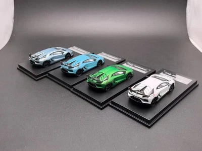 JY 1/64 Lamborghini SVJ Supercoche Die Casting Aleación Simulación Coche Modelo Foto 1 de 4