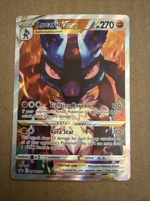 Lucario VSTAR SWSH291 SWSH: Sword & Shield Promo Card Holo LP - Image 1 of 2