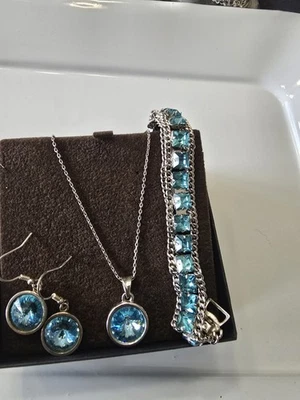 bisutería de moda piedra azul Foto 1 de 4