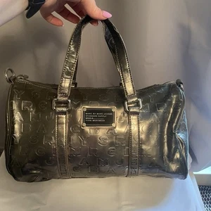 PROJECT Marc By MARC JACOBS Silver Metallic Barrel Bag Monogram Gray Silver - Picture 1 of 17