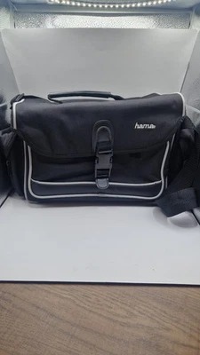 Hama Camera Bag Belt Loop Shoulder Strap Removable Divider Black - Image 1 of 4