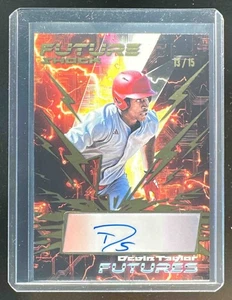 2024 Leaf Multisport Futures Devin Taylor Future Shock Gold /15 #FS-DT1 Auto - Bild 1 von 2