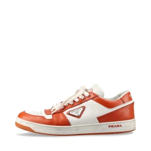 Prada Downtown Leder Sneaker Braun x Weiß - Bild 1 von 20