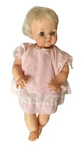 Bambola vintage 1965 Ideal Toy Corp Real Live Lucy testa bobblante FL20-E-H33 - Foto 1 di 11