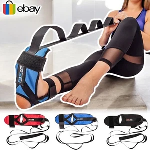 Leg Foot Calf Hamstring Stretcher Strap Plantar Fasciitis Heel Plantar exercise - Picture 1 of 6