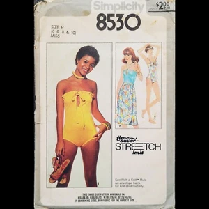 Traje de baño de colección Simplicity y patrón de falda envolvente frontal #8530 talla 6-8-10 CORTE a 10 - Imagen 1 de 6