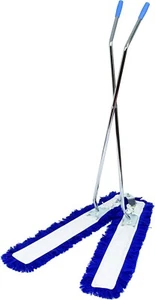 100cm V Shape Floor Sweeper Scissor Mop Floor Washable Industrial Commercial - Picture 1 of 3