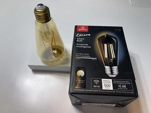 Globe Electric WLAN Tunable White To Braunglas LED Edison Smart Bulb - Bild 1 von 6