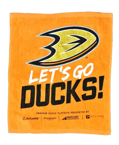 Anaheim Ducks "Let's Go Ducks" Playoffs Rally Towel Cover