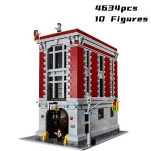 MOC 75827 Firehouse Headquarters 9 Figures Building Blocks Ghostbusters: 4634pcs - Picture 1 of 6