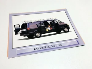 1997 Dodge Ram Van Information Sheet Brochure - Picture 1 of 1