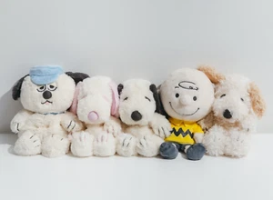 Juguete de peluche Peanuts Snoopy serie Yurukuta conjunto de 5 Snoopy Museum Tokyo Limited - Imagen 1 de 1