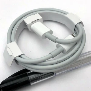 Genuine Apple USB-C to Lightning Fast Charge Cable iPhone 12 13 14 & Pro/Pro Max - Picture 1 of 7