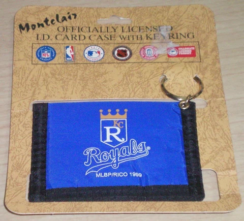 New Kansas City Royals Officially Licensed ID Card Case with Key Ring Cover