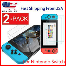 (2 Pack) Nintendo Switch Premium Tempered Ultra Clear Glass Screen Protector