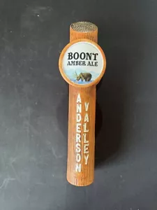 ANDERSON VALLEY BREWING CO. BOONT AMBER ALE BEER TAP HANDLE - Picture 1 of 4