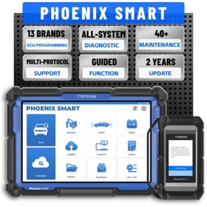 2025 TOPDON Phoenix SMART Car OBD2 Scan Diagnostic Tool ECU Online Programming - Picture 1 of 23