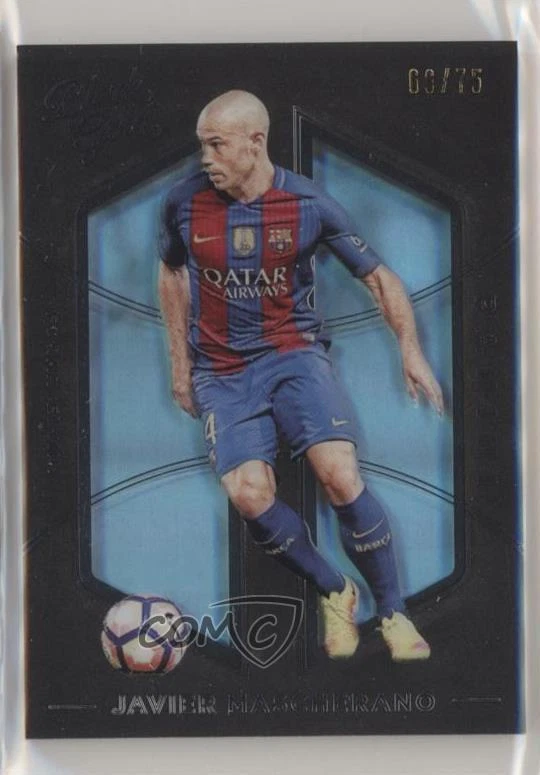 2016-17 Panini Black Gold Uncommon /75 Javier Mascherano #78