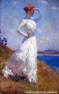 "Sunlight" by Frank Weston Benson -1909 - Historic Art Print - Picture 1 of 1