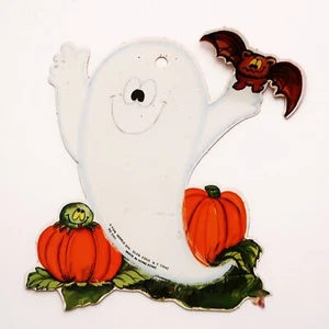 De colección Otoño Halloween Espeluznante Diversión Mundo Div. Decoración de temporada Ephemera Bat Ghost - Imagen 1 de 16