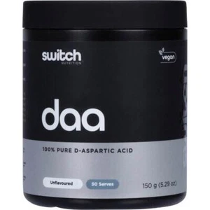 Switch Nutrition DAA 100 % ácido D-aspártico puro sin sabor 150 g - Imagen 1 de 2