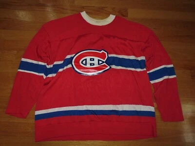Vintage Rawlings Label - MONTREAL CANADIENS (XL) Hockey Jersey GUY LAFLEUR - Image 1 of 4