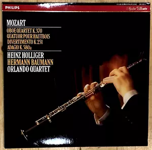 Mozart Oboe Quartet HEINZ HOLLIGER Philips Digital Classics LP NM Like New - Picture 1 of 3