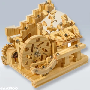 3D Wooden Puzzle Marble Run Modules DIY Kit Rolling Ball Race Machine Model - Picture 1 of 9