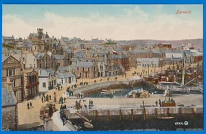 U.K Scotland Shetland Lerwick vintage postcard - Picture 1 of 2