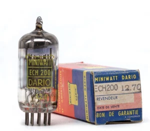 ECH200/6V9 DARIO NOS BELGIEN Röhre Lampe TSF Valvola 진공관 真空管 Valve 电子管 - Bild 1 von 1