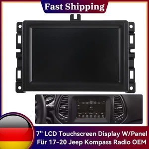 Pantalla táctil LCD de 7" para Jeep Compass Uconnect 2017-2020 Radio Navegación - Imagen 1 de 8