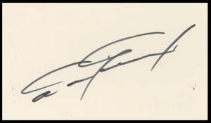 Dan Gurney Formula One Authentic Signed 3x5 Index Card BAS #BR26816 - Picture 1 of 2