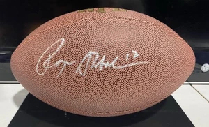 Roger Staubach Dallas Cowboys Signed Full Size NFL Wilson Football (PSA COA) - Picture 1 of 3
