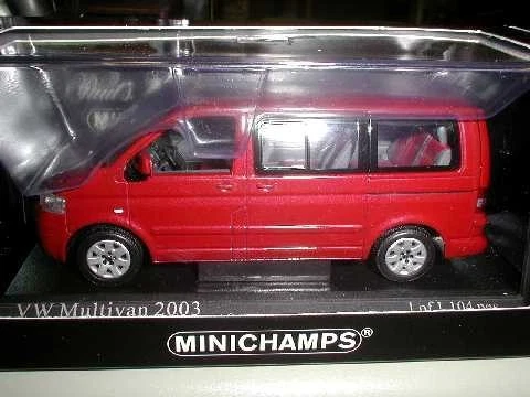 PMA 1/43 VW Multi Van Multivan 2003 (rosso M) - Immagine 1 di 1