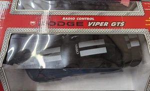Nikko 16012 1:16 Radio Control Black w/Silver Stripes Dodge Viper GTS - Picture 1 of 1