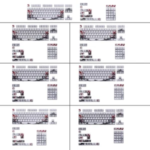 Keycaps Plum Blossom Keycaps 128-Key OEM Sublimations Multiple Languages - Zdjęcie 1 z 15