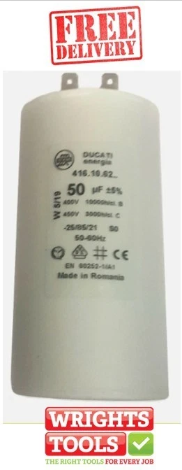 SIP 54483 50μF MOTOR CAPACITOR ( RUN )  FOR SIP 06595/96 - Image 1 of 1