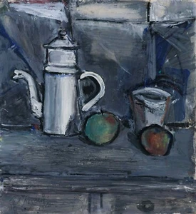 Edouard RIGHETTI - Peinture originale - Gouache - Nature Morte - Picture 1 of 3