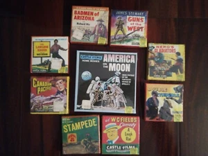 NUOVE IB mai aperte - 9 pellicole Super 8mm - Vintage Castle Film & Columbia Pictures - Foto 1 di 6