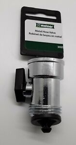 Metal Hose Valve  395S Melnor Chrome Outdoor Water Hose Valve Easy On and Off 