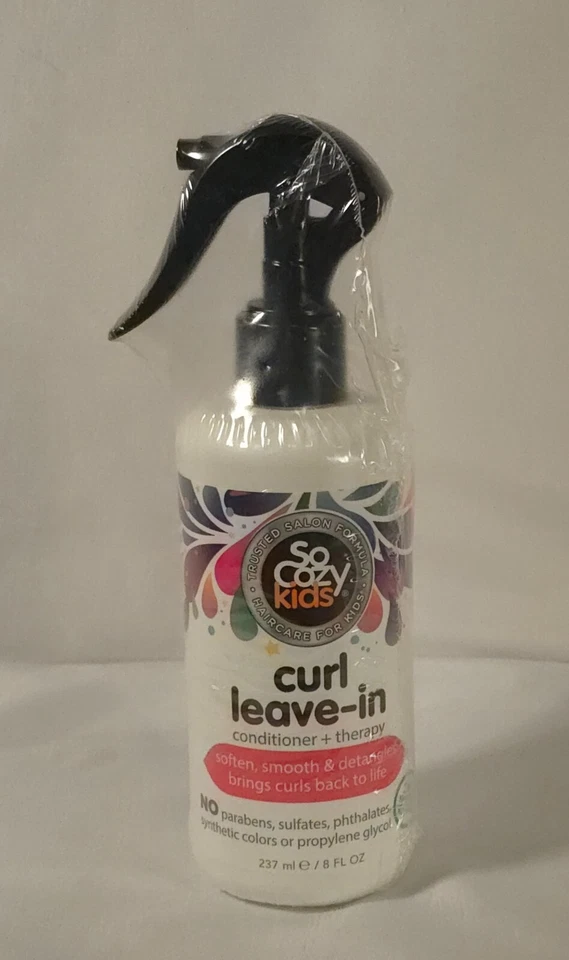 SoCozy Kids Curl Acondicionador y Terapia - Cuidado del Cabello para Niños - Fórmula de Salón Foto 1 de 4
