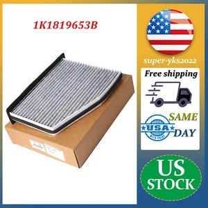 1K1819653B Cabin Air Filter for Volkswagen Golf Jetta Passat Audi A3 Q3 TT NEW - Picture 1 of 16