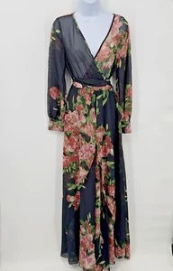 Blumen Maxikleid mit Rüschendetail Gr. S Landhaus Kern Boho Vibes Xtaren" - Bild 1 von 16